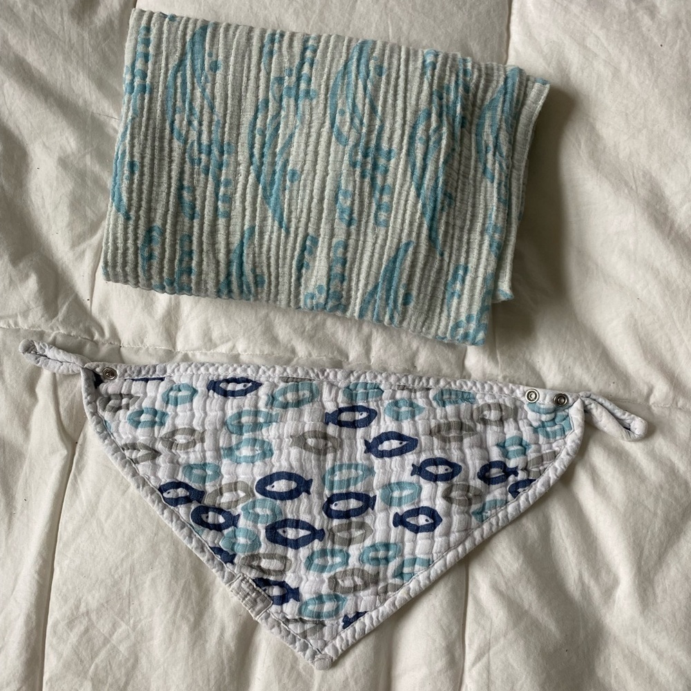 Oliver and Rain Organic Cotton Baby 2-piece set